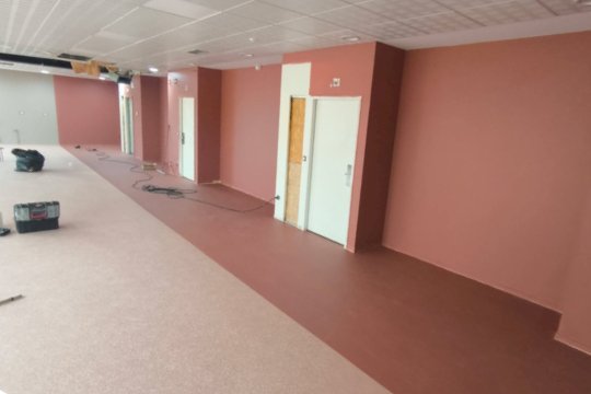 Pose de revêtement de sol par le Groupe Boulfray